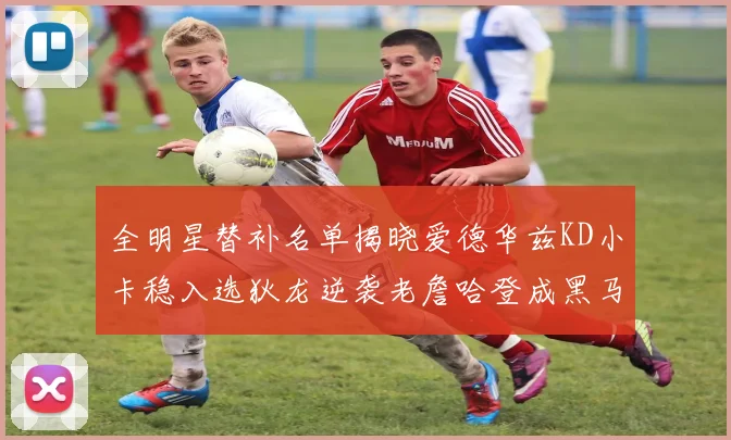 全明星替补名单揭晓爱德华兹KD小卡稳入选狄龙逆袭老詹哈登成黑马